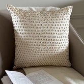Drop Of Gold - Cream Taffeta Decorative Euro Sham
