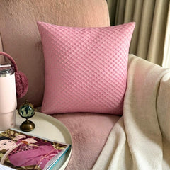 Pink Beehive - Pink Taffeta Throw Pillow Cover