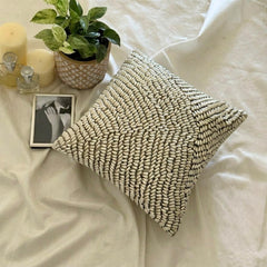 Pearl Dance - Pearl Ivory Art Silk Throw Pillow Cover