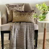 Leopard Drift Lumbar Cushion Cover