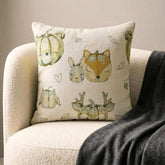 Pumpkin Fox Throw Cushion Cover