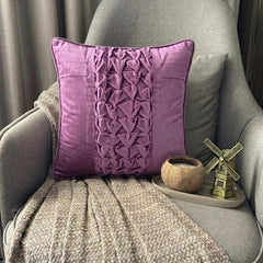 Purple Love - Purple Velvet Throw Pillow Cover