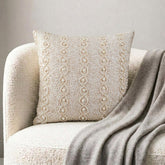 Pearl Ivy - Pearl Ivory Art Silk Decorative Euro Sham