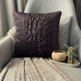Knotty Black Pillow Cover