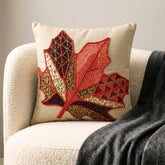 Changing Maple Leaf Throw Pillow Cover