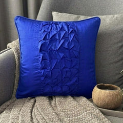 Electric Blue Knots Pillow Cover