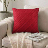 Contemporary Red Euro Sham