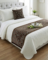 Regalia Vine Decorative Bed Runner and Cushion Cover