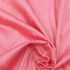 Coral Silk Dupioni Fabric By The Metre