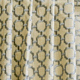 Beige Medallion Geometric Embroidered Fabric By The Metre, Cotton Embroidery