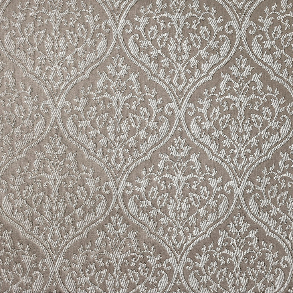 Pearl Beige Floral Woven Fabric By The Metre