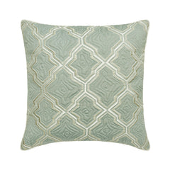 Estelle - Jacquard Light Blue Decorative Bed Runner and Cushion Cover