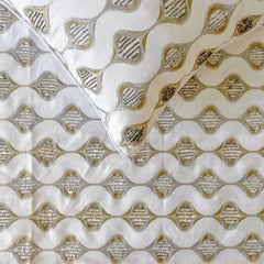 Mahsa - Linen Beige Decorative Bed Runner and Cushion Cover
