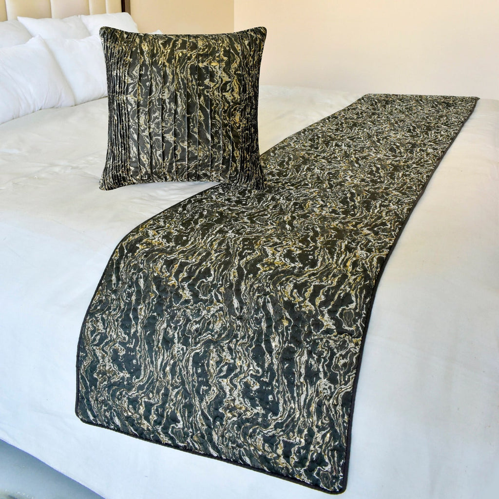 Stellaris Decorative Bed Runner and Cushion Cover