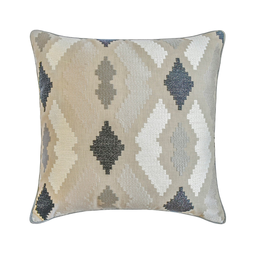 Thread Tale - Linen Beige Decorative Bed Runner and Cushion Cover