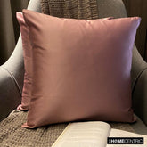 Muave Satin Throw Pillow Cover - Muave Slub Satin