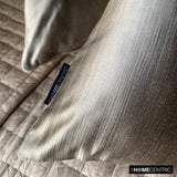 Taupe Gray Slub Satin - Taupe Satin Throw Pillow Cover