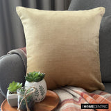 Velvet Gold Jules - Gold Velvet Throw Cushion Cover