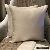 Off White Satin Throw Pillow Cover - Off White Slub Satin