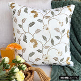 Amber Bloom Throw Cushion Cover