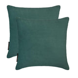 Teal Green Velvet Throw Cushion Cover