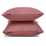 Blush Pink Plain Velvet Throw Cushion Cover - Blush Pink Velvet
