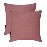Blush Pink Plain Velvet Throw Cushion Cover - Blush Pink Velvet