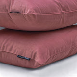 Blush Pink Velvet Lumbar Cushion Cover Pack of 2 - Blush Pink Velvet Dream