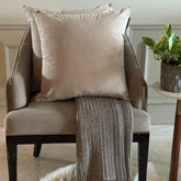 Fawn Velvet Throw Cushion Cover