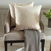 Ecru Cream Velvet Throw Cushion Cover