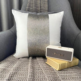 White Sparkle - White Art Silk Throw Pillow Cover