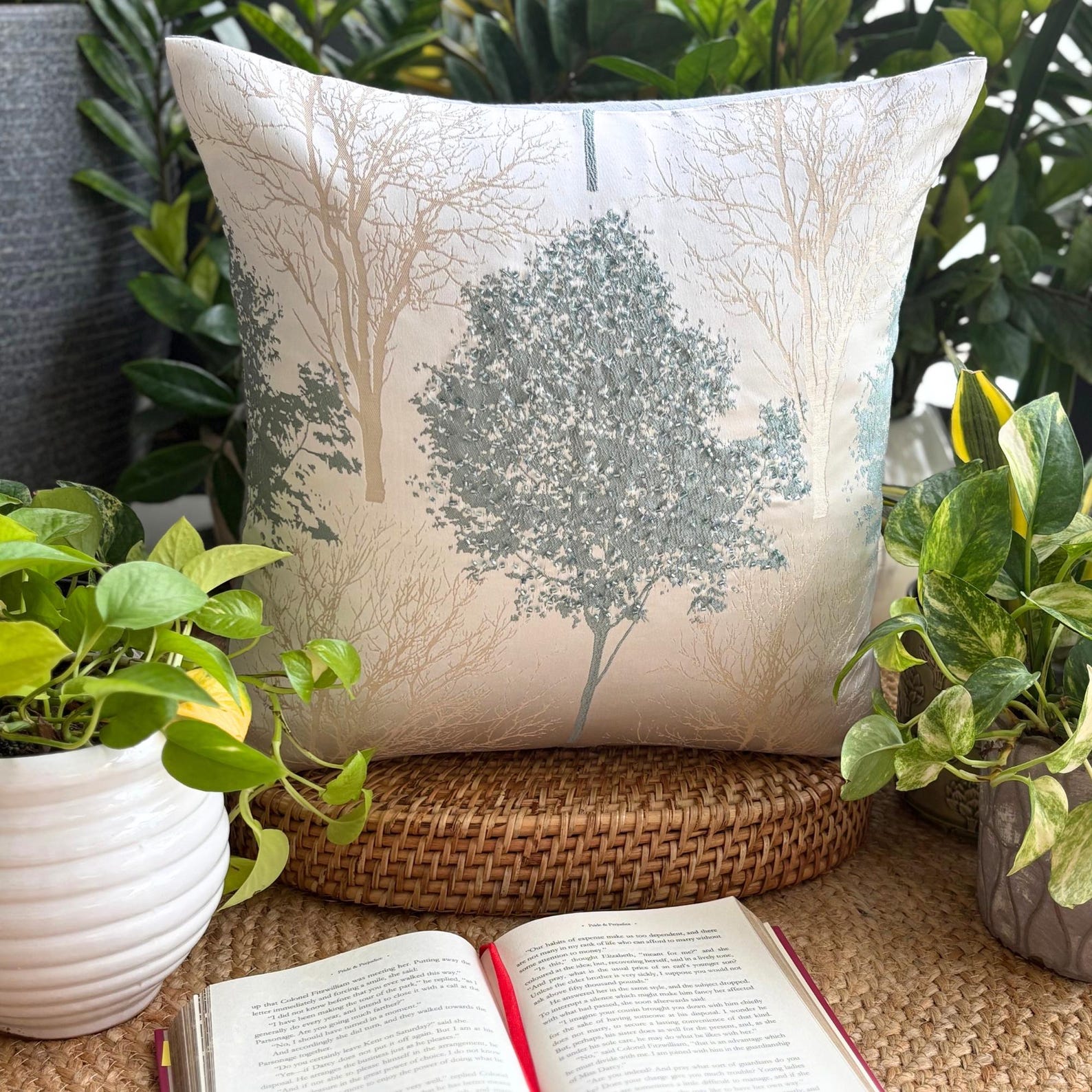 Frozen Woods Throw Cushion Cover