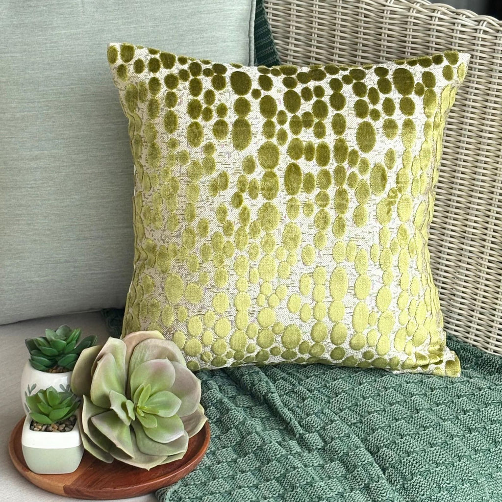 Chartreuse Pop Throw Cushion Cover