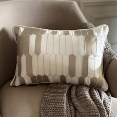 Gold Heist Lumbar Pillow Cover