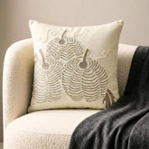 Pearl Kissed Pumpkin Throw Cushion Cover