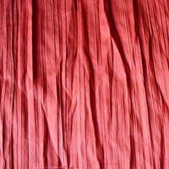 Rust (Crushed) Art Silk / Faux Silk Fabric By The Metre