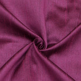 Boysenberry Purple Faux Silk Fabric By The Metre