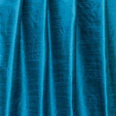 Peacock Blue Art Silk Curtain Panels