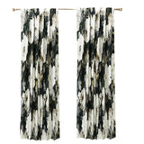 Midnight Roses Printed Cotton Fabric By The Metre, Green & Brown Cotton Printed Fabric