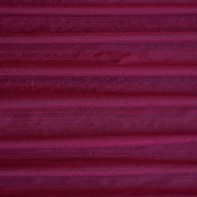 Magenta Silk Dupioni Curtain Panels