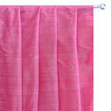 Onion Pink Silk Dupioni Curtain Panels