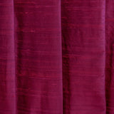 Magenta Silk Dupioni Curtain Panels