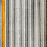 Jacquard Velvet Stripes Gray & Teal Jacquard Chenille Velvet Fabric By The Metre, 54 inches width