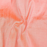 Peach Coral Art Silk Curtain Panels