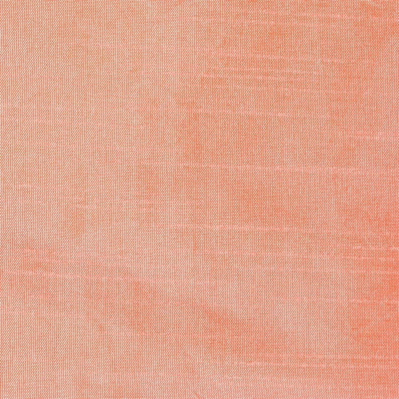 Peach Coral Art Silk Curtain Panels