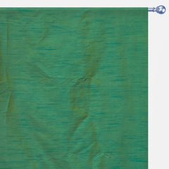 Aqua And Yellow Art Silk Curtain Panels