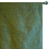 Teal And Yellow Art Silk Curtain Panels