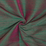Green And Fuchsia Art Silk Curtain Panels