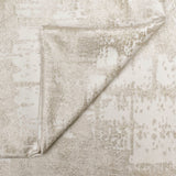 Cream with Foil Print Foil Printed Velvet Fabric by the Metre, 1 Metre Velvet