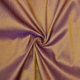 Gold And Purple Art Silk Curtain Panels